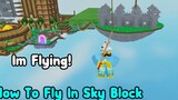 ฉันบินได้บนท้องฟ้า Block Roblox!