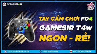 Bình Be | Tay cầm chơi game ( gamepad ) Gamesir T4w chơi FIFA Online 4 (FO4) rẻ mà ngon