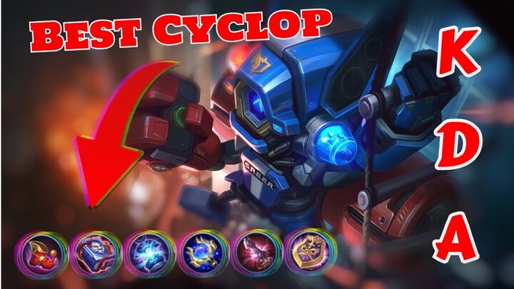 WOW CYCLOPS SO OP - CYCLOPS BEST BUILD MVP GAMEPLAY - SUPREME CYCLOPS NO.1 | MLBB | RMD