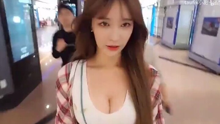 BJ cantik Korea, Hana, datang berbelanja di jalan!!