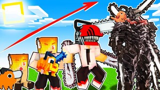 JACKVN CHUYỆN GÌ XẢY RA NẾU QUỶ ĐẦU CƯA CHAINSAW MAN LỚN LÊN TRONG MINECRAFT