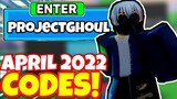 APRIL *2022* ALL NEW SECRET OP CODES In Roblox Project Ghoul!