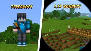 MINECRAFT TELESKOP ADDON KONSEP - MCPE 1.17!