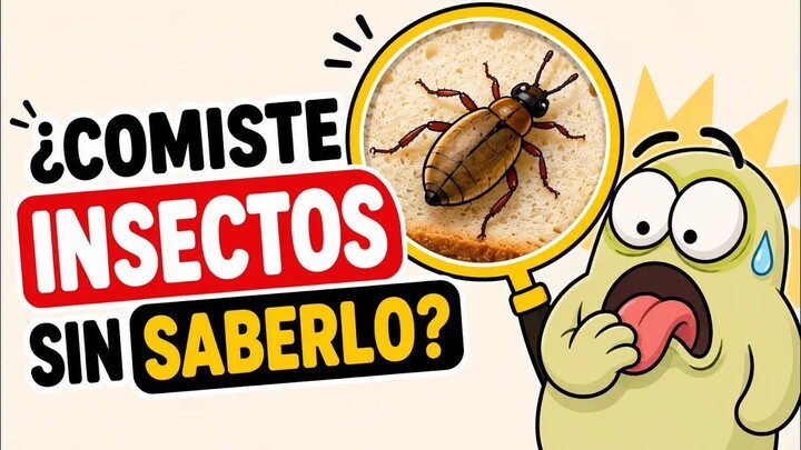 ¿Hay INSECTOS en los ALIMENTOS?