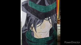 Gin from anime (DETECTIVE CONAN) drawing tutorial