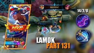 LAMOK PART 131 | BRUNO BEST BUILD AND EMBLEM SEASON 24 | Mobile Legends Bang Bang