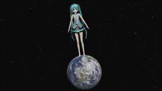 [MMD Size] Miku nhảy siêu khổng lồ 100-1000W