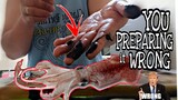 How to "CLEAN/prepare sQuids before cooking it // right way to prepare squids"