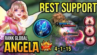 ANGELA BEST BUILD 2022 | TOP GLOBAL ANGELA GAMEPLAY | MOBILE LEGENDS✓