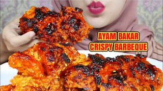 ASMR AYAM BAKAR CRISPY BARBEQUE PEDAS MENGGODA | Asmr Indonesia