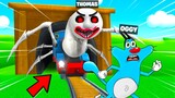 Evil Thomas Train Chase Oggy And Try To Kill In Roblox | Rock Indian Gamer |