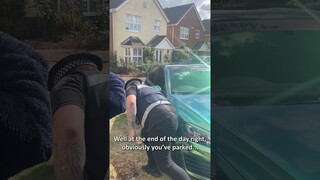 Ticket Officer gave her this on her own driveway! | Reaction World Shorts