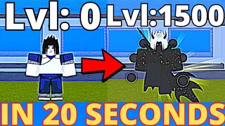 How To Level Up Ten Tails Spirit In (20 SECONDS) Shindo life New Glitch