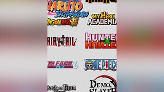 ما هو أفضل أنمي 🤔 anime edit onepiece dragonball bleach hunterxhunter demonslayer attakontitan naruto