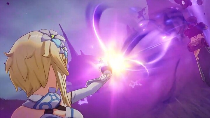 The Traveler grabs the Abyss in one swift move and instantly refines it! Straight up declares allegi