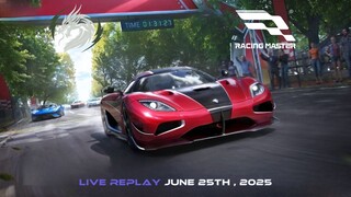 The Beginning of NetEase Racing Game, Racing Master | Game Live Replay for June 25th, 2025 (GMT+08)