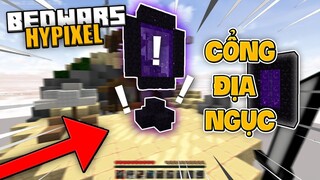 BEDWARS XÂY CỔNG ĐỊA NGỤC BẢO VỆ GIƯỜNG !! *TROLL NOOB BẰNG CÁNH CỔNG ĐỊA NGỤC (MINECRAFT BEDWARS)