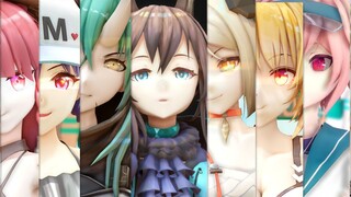 [Arknights MMD] Obsidian Festival Special Broadcast (9 Operators)