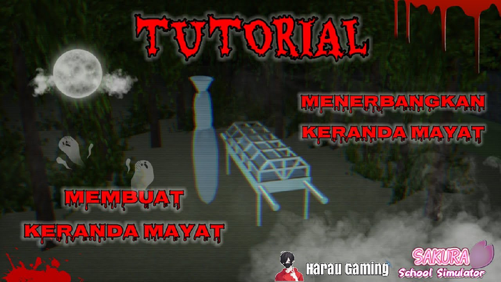 TUTORIAL MEMBUAT KERANDA MAYAT (Speed Build) + CARA MENERBANGKANNYA 👻⚰️ S.S.S