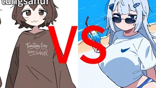 tungtungtungtungsahur VS tralalerotralala