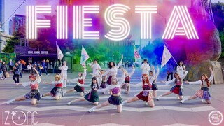 【不看会后悔的超人气杂技女团】IZ*ONE - FIESTA 一镜到底 街头路演 舞蹈翻跳