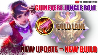 GUINEVERE JUNGLE ROLE | GOLD LANE | NEW UPDATE = NEW BUILD | EPIC SKIN GIVE AWAY | MLBB