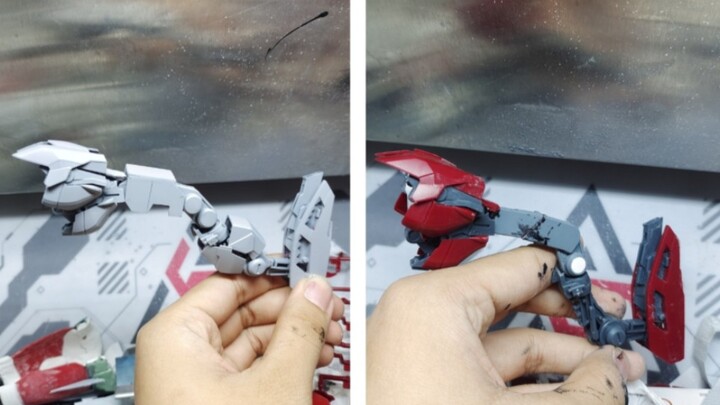 Gundam Model Hand-Rubbing Chambro's Three-stage Expandable Movable Robot Arm Perfect Smooth Demonstr