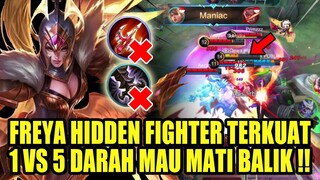 KAGET GW AMA DAMAGE FREYA SEKARANG, PAKE BUILD FREYA TERSAKIT 1 VS 5 GAK BISA MATI MATI SEASON 20