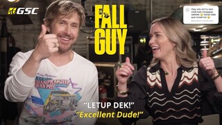 The Fall Guy Movie | Interview with Ryan Gosling & Emily Blunt