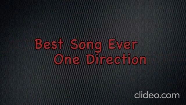 Best Song Ever Lyrics- One Direction (slowed to imperfection 0.92x)