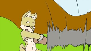 short animation-inu vs dino (rushed)