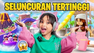 SEHARIAN LEIKA MAIN SELUNCURAN TERTINGGI DJ WATERPARK 😱😰🥳 KOMPILASI LEIKA GAMING 1 JAM [ROBLOX INDO]