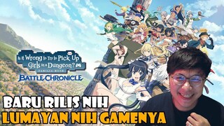 RILIS DI PLAYSTORE INDO NIH ! DanMachi BATTLE CHRONICLE - MOBILE