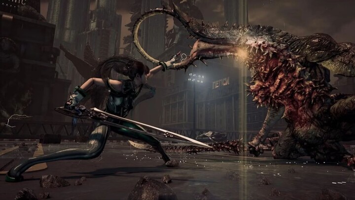 Stellar Blade Abaddon with Smooth Combat mod