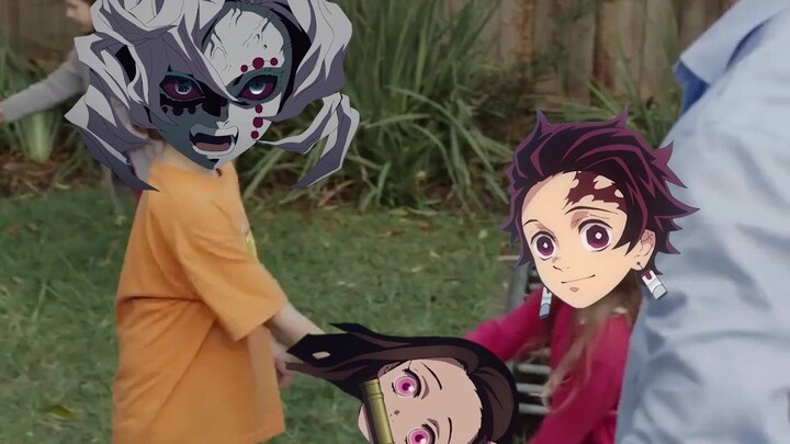 Natagumo Yama, Giyuu Protected Tanjirou And Nezuko