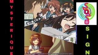 The Melancholy Of Haruhi Suzumiya! Episode 11: Misuterikku Sain! Mysterique Sign!!! Finding CRS Pres