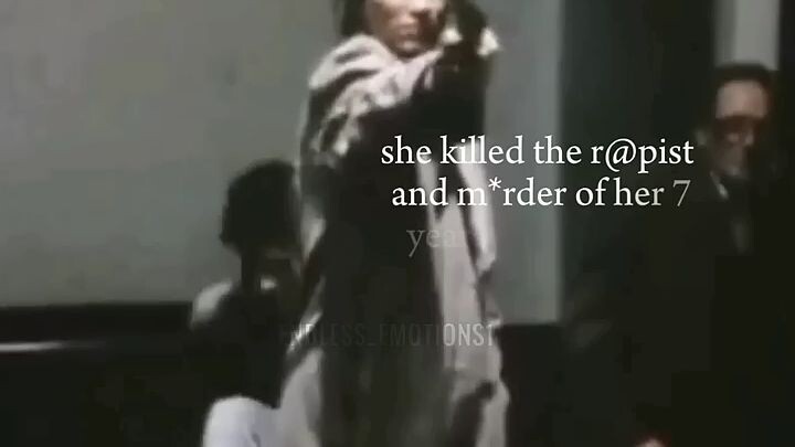 she killed the r@pist and m*rder of her seven year old daughter
