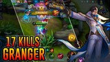 SAVAGE! PRACTICE GRANGER IN CLASSIC 4 MATCHES WITH LIGHTBORN TRIAL SKIN LOL - MOBILE LEGENDS