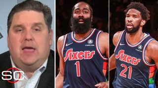 "Embiid/Harden is a monster duo on the court" - Brian Windhorst on 76ers's win