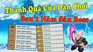 Ngọc Rồng Online - Thành Quả Của Dân Chơi Sau Một Năm Săn Boss...Kiếm Tiền Từ Game !!!