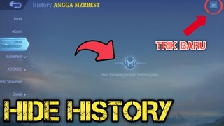 TUTORIAL "PEMBODOHAN" HIDE HISTORY PAKE CARA BARU !! DI JAMIN GAGAL