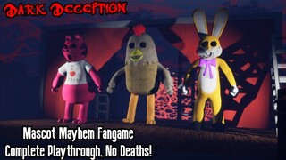 Mascot Mayhem Fangame! (Complete, No Deaths) | Dark Deception