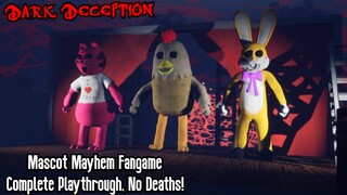 Mascot Mayhem Fangame! (Complete, No Deaths) | Dark Deception