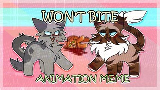 【Won't Bite - HawkAsh | ANIMATION MEME】