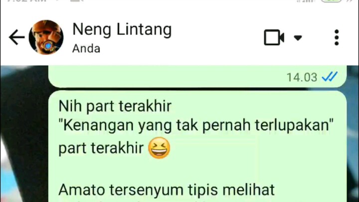Kenangan tak terlupakan part terakhir