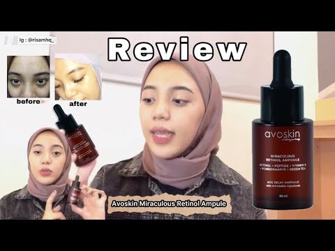 Serum Retinol Avoskin Review Jujur||  Menyamarkan Jerawat