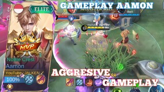 GAMEPLAY AAMON KETEMU TIM PRO PLAYER MARTIS PAKAI SKIN AOT KEREN BANGET