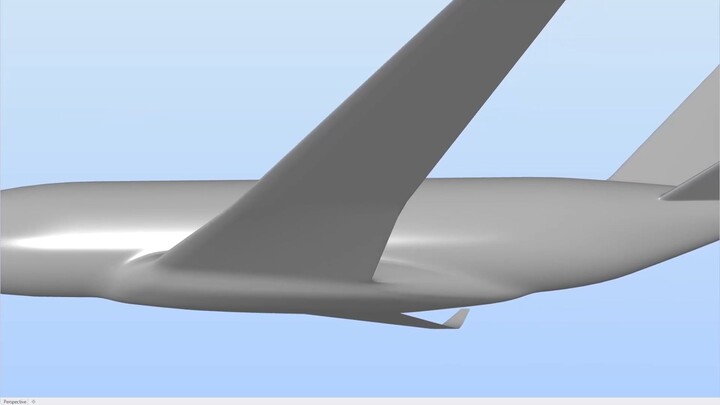 Body-Wing Fusion with G3 Blend for Airliner Con-BW-01