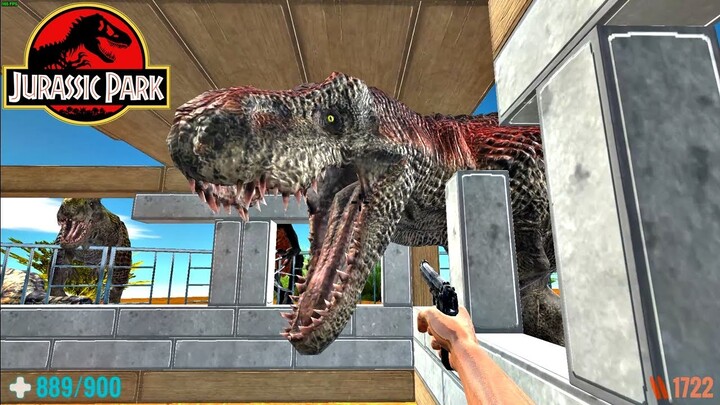 Survive in Jurassic Park Camp Cretaceous - Animal Revolt Battle Simulator Arbs
