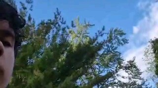 running with my friend